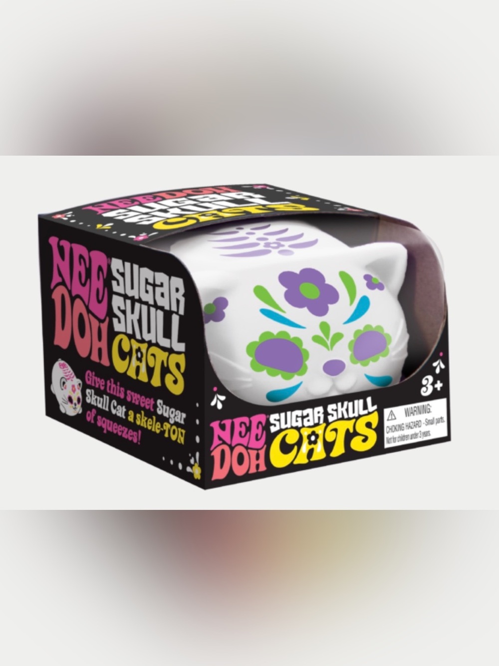 Nedooh Sugar Skull Cats - White Decorative Kids Toy